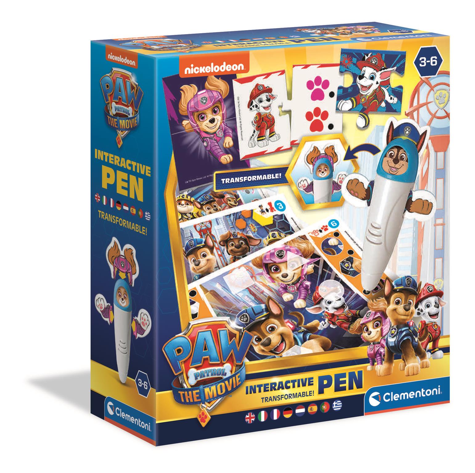 Paw Patrol Interactive pen - Code 16354 – Helpdesk Clementoni, image size:1541x1536