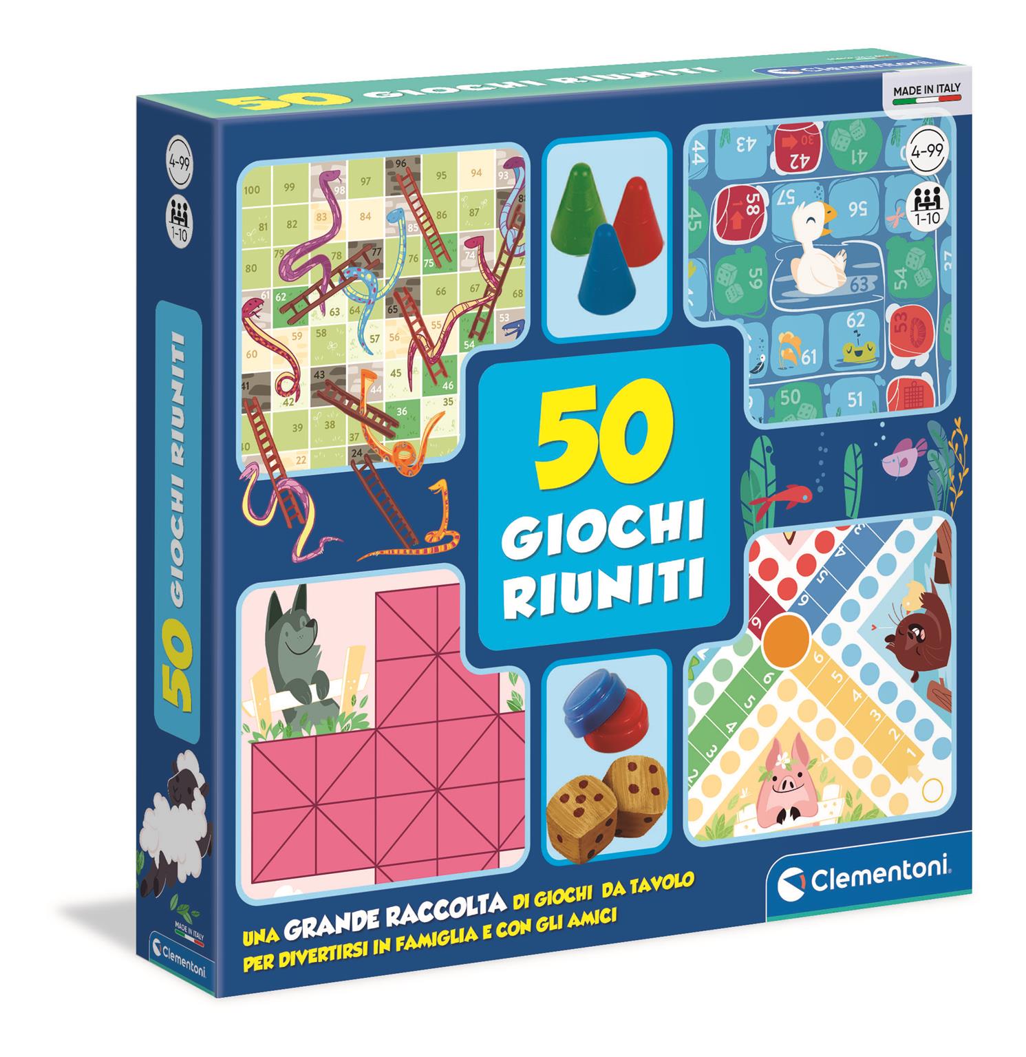 Giochi da Tavolo - 50 giochi riuniti - 12941 – Helpdesk Clementoni