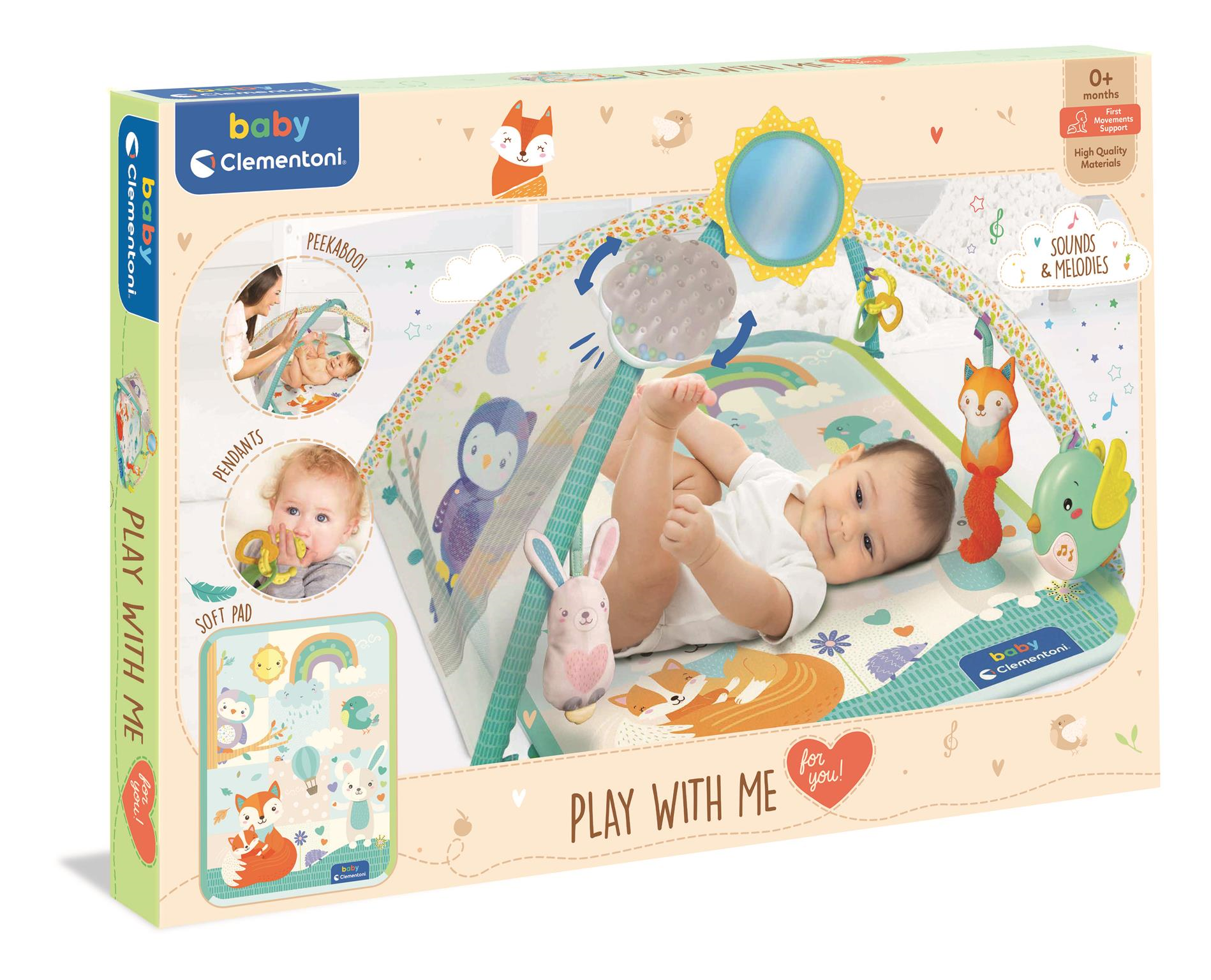 Baby Clementoni - Play with me - Soft Activity Gym - Code 17247